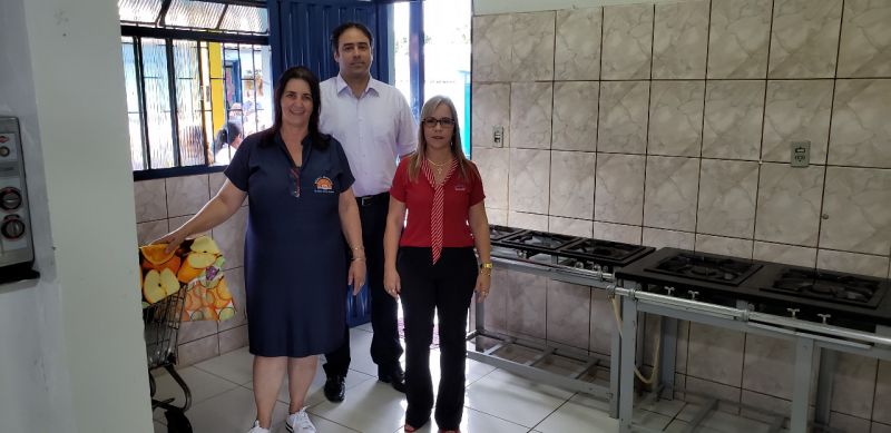 Inaugurada reforma e ampliação na Escola Olinda Maria da Cunha
